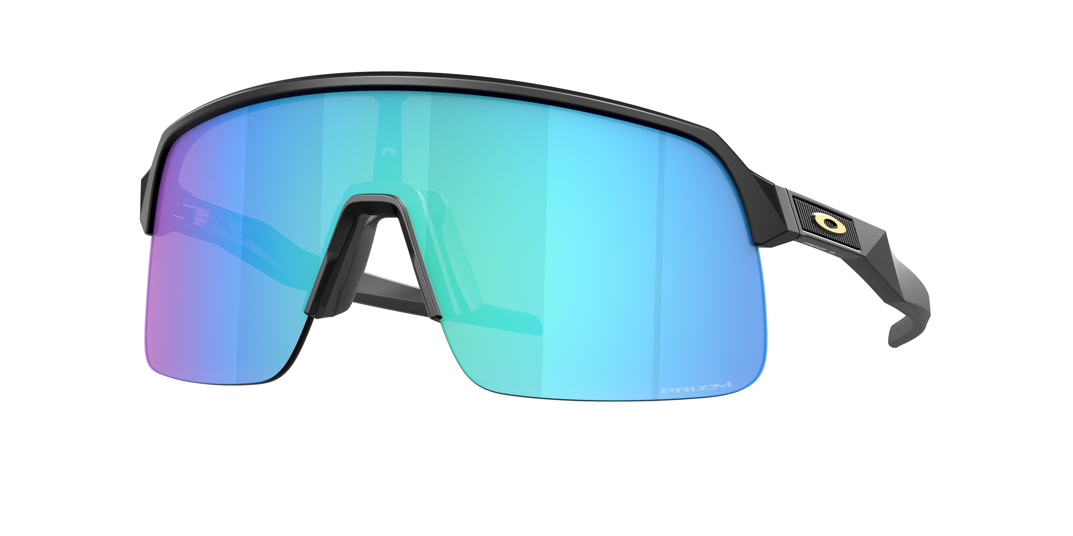 Gafas Sol Oakley Sutro Lite/Negro Logotipo/Amarillo Mate/Prizm Sapphire