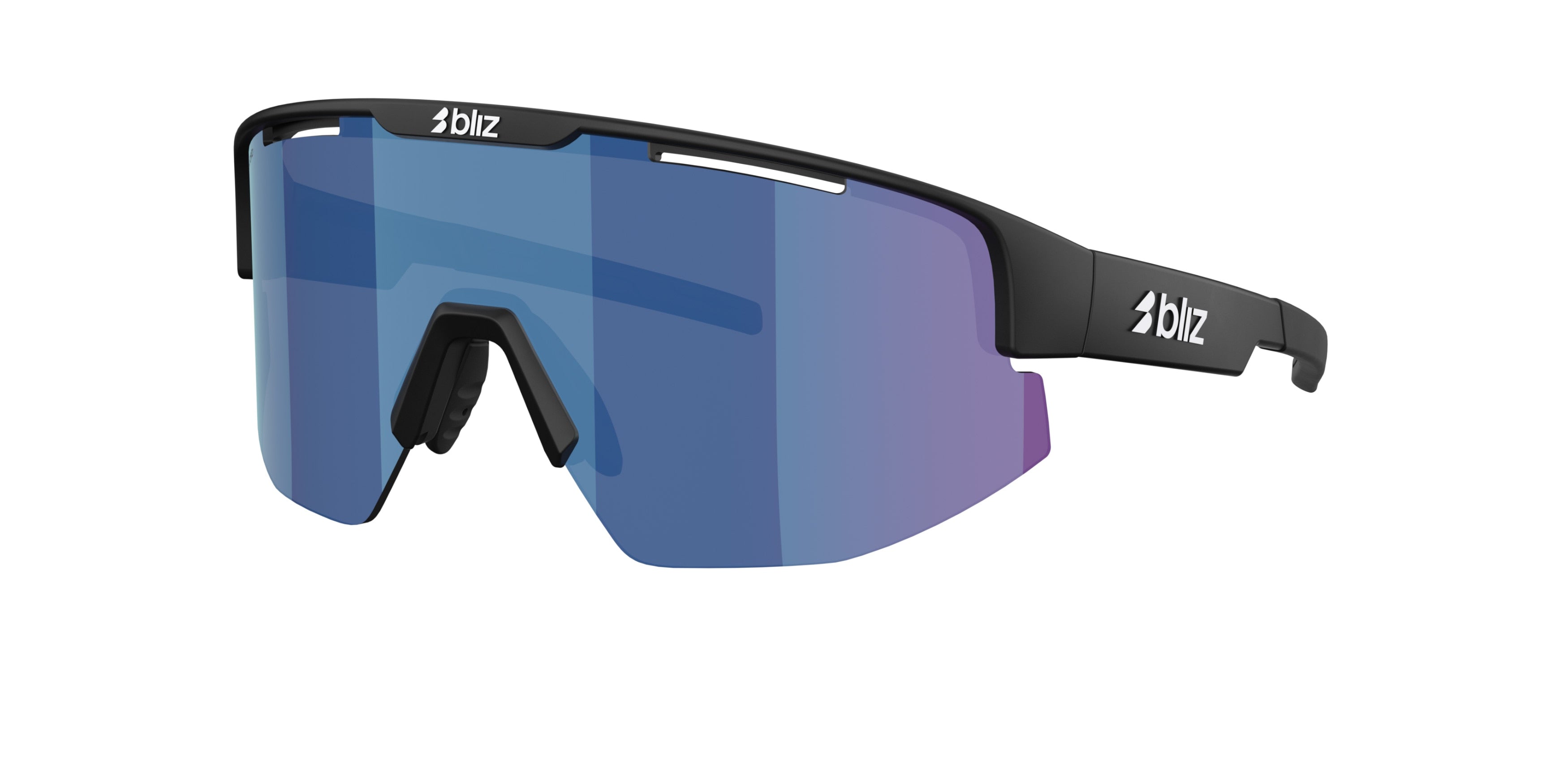 Gafas Sol Bliz Matrix/Negro Mate/Humo/Azul Multicolor