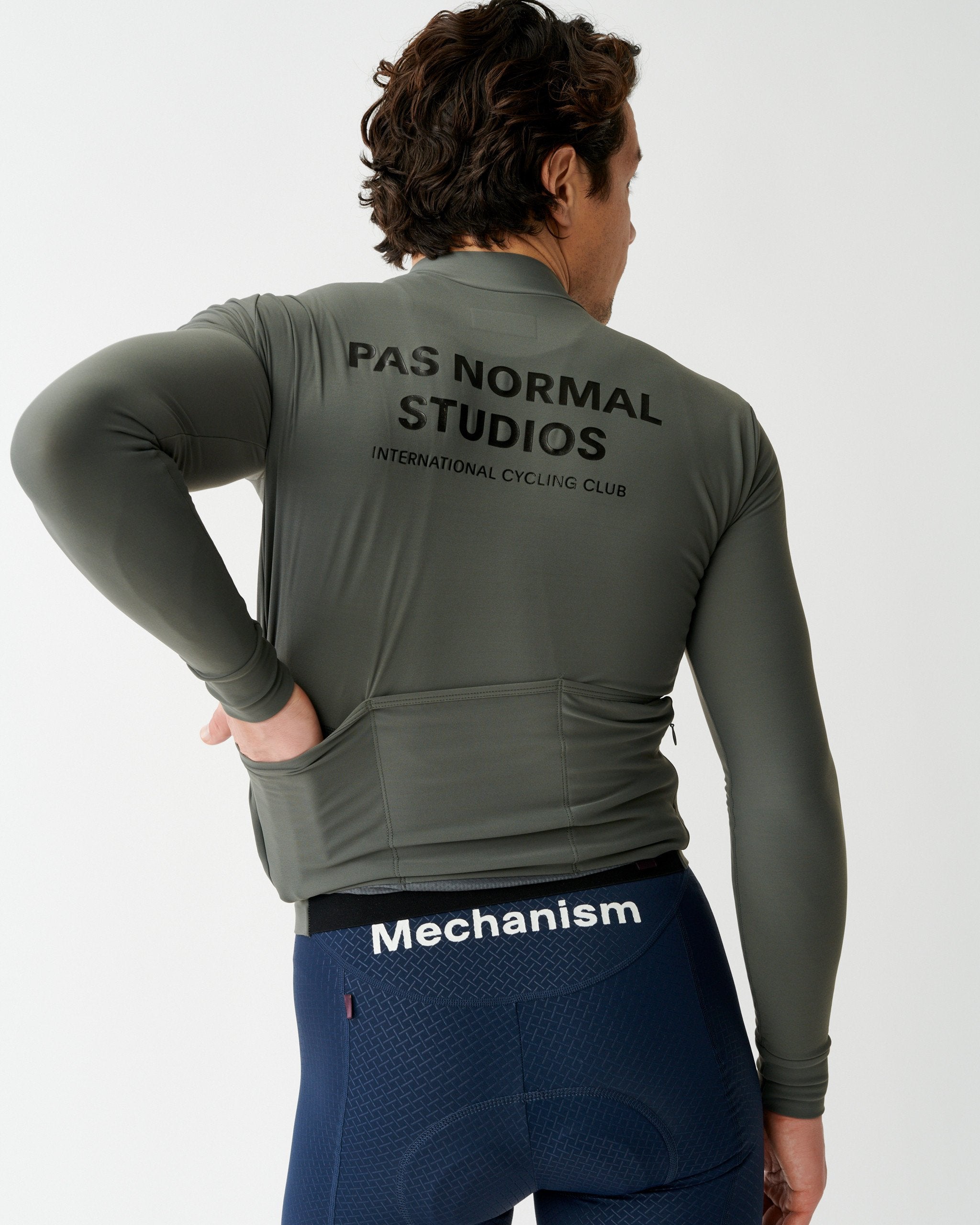 Mechanism Maillot Manga Larga Pas Normal Studios Hombre Dark Grey #4