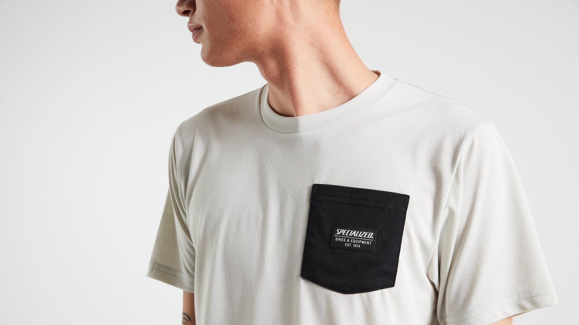 Pocket Camiseta Manga Corta Specialized Hombre Dove Gris #4