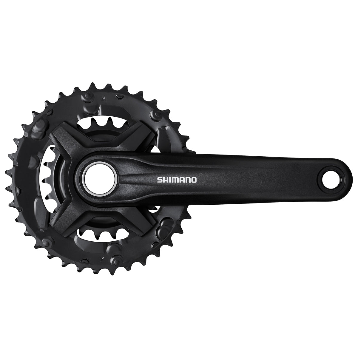 Juego Bielas/Platos Shimano FC-MT210-B2 36/22d 9v Sin Cazoletas Negro