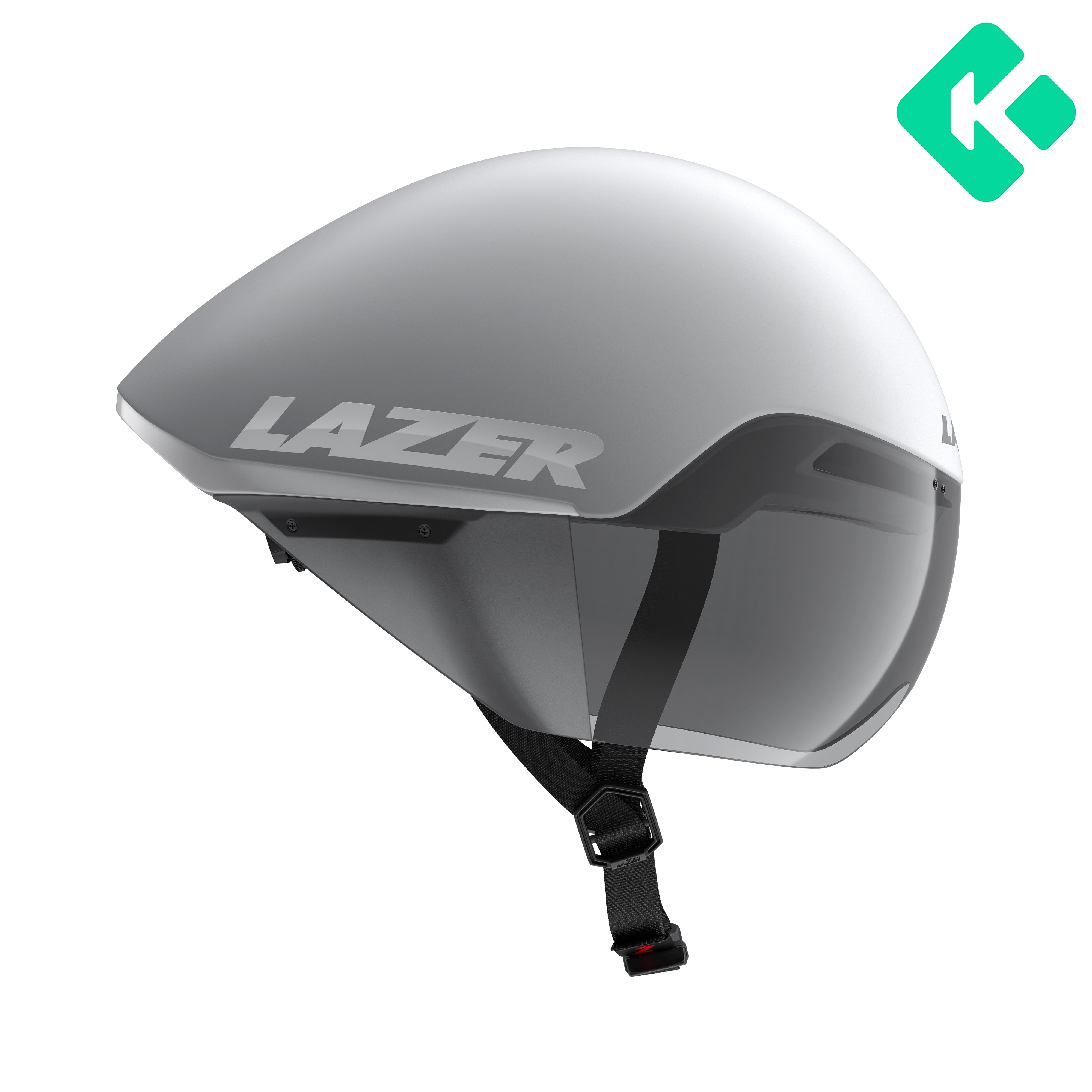 Casco Lazer Helmet Victor KC CE Unisex White Silver Matte