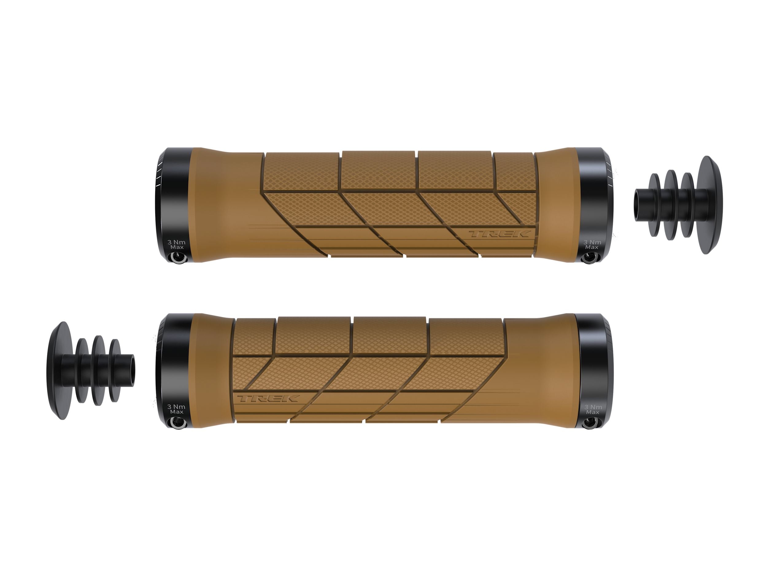 Puños Trek Line Pro Mtb 135mm Marrón Pálido #2