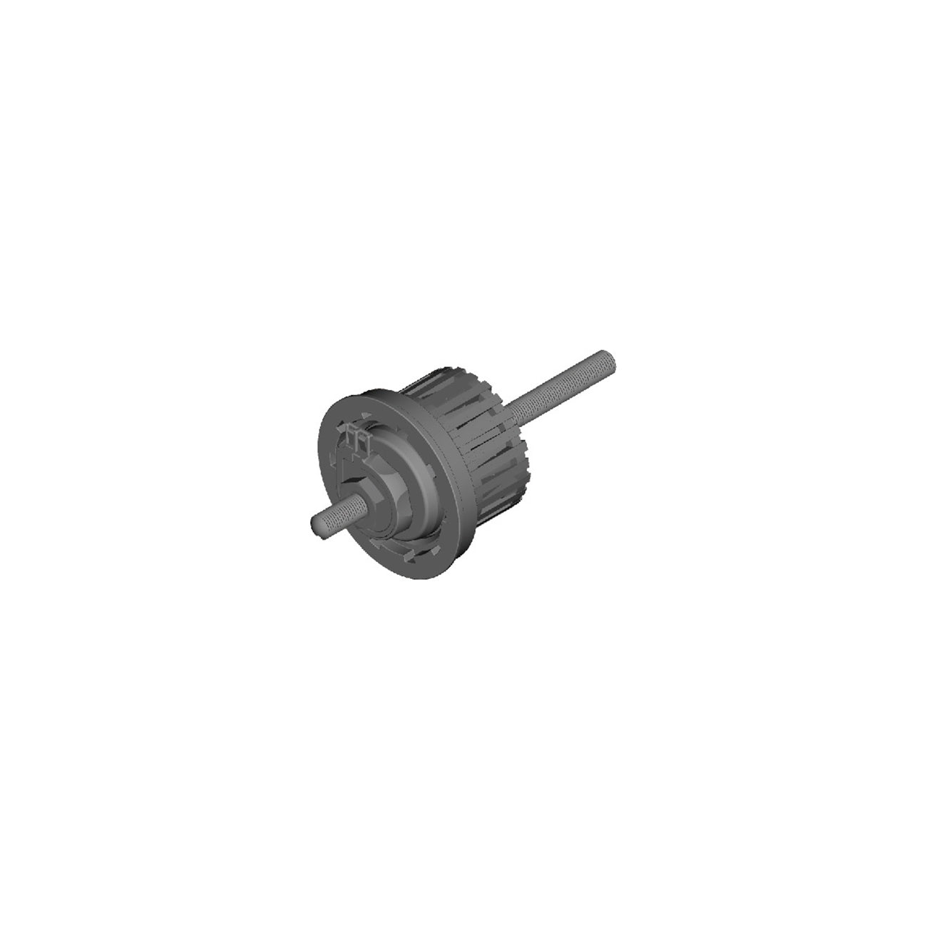 Conjunto Interno Shimano DH-C6000-2R 140mm Plata #2