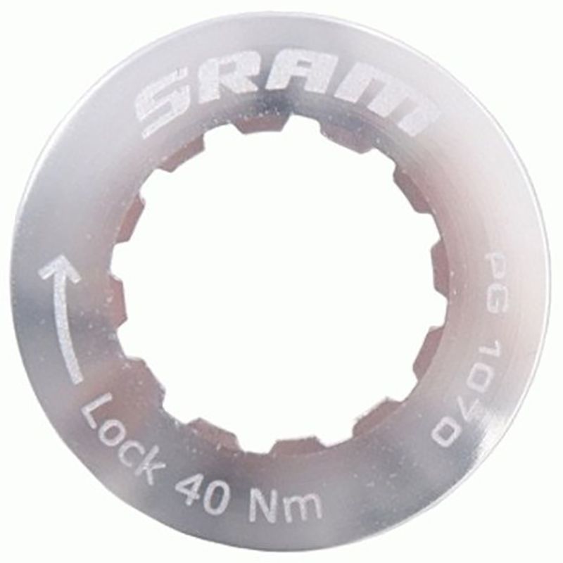 Anillo Bloqueo Sram Casete OG970/OG1070 DH Aluminio Plata