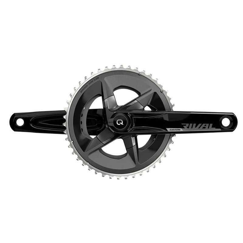 Juego Bielas Potenciómetro Sram Rival D1 Quarq Dub 107 Bcd 48/35d Yaw Aluminio Sin Cazoletas 172.5mm Negro