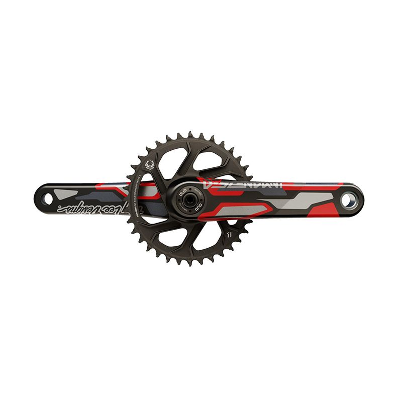 Juego Bielas/Plato Sram Descendant TLD Colab DH Dub83 36t Rojo