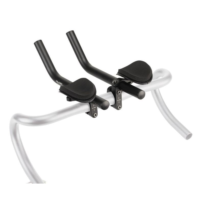 XLC HB-T04 Extensiones Manillar Triatlon 25.4-31.8 300/95mm Negro