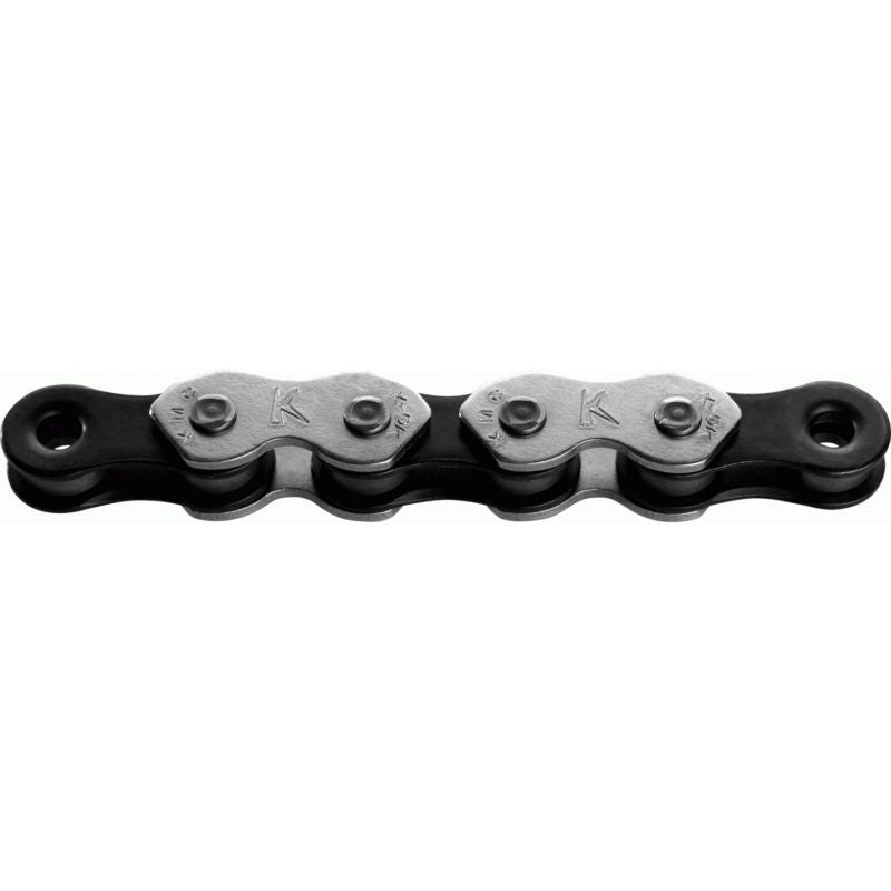 Cadena KMC K1 110 Eslabones 1v Cromada/Negra