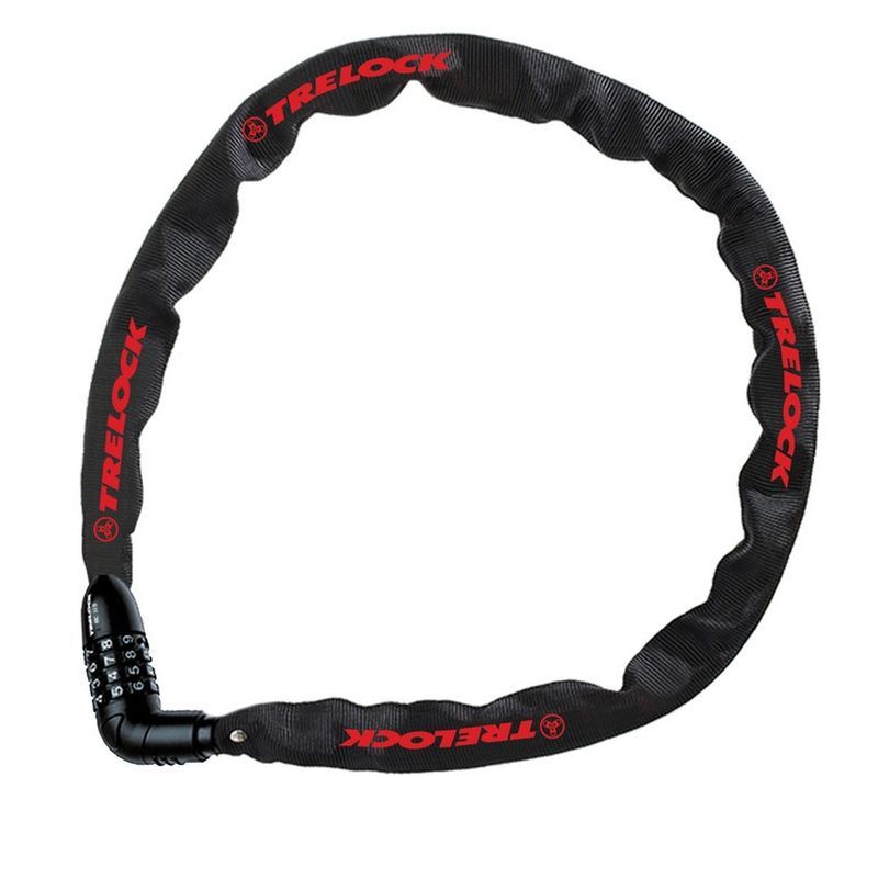 Candado Combinacion Trelock S/Soporte 110cmx4mm Negro