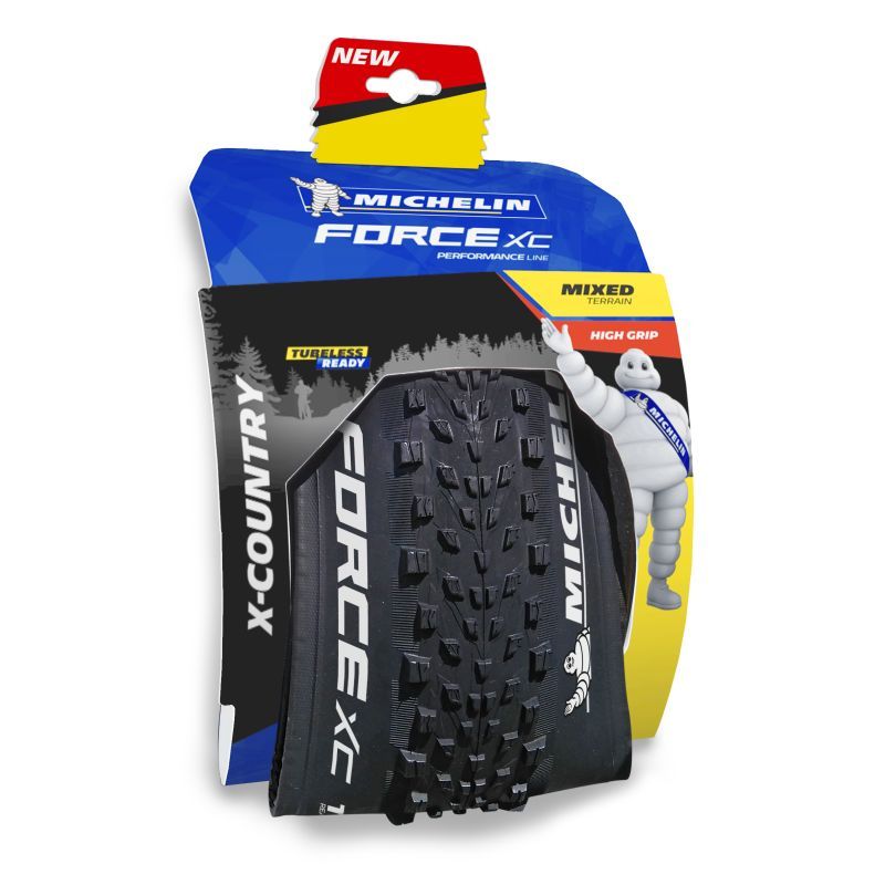 Neumático Mtb Michelin Force Xc 26X2.10 Tubeless Ready Performance Line Plegable Negro #2