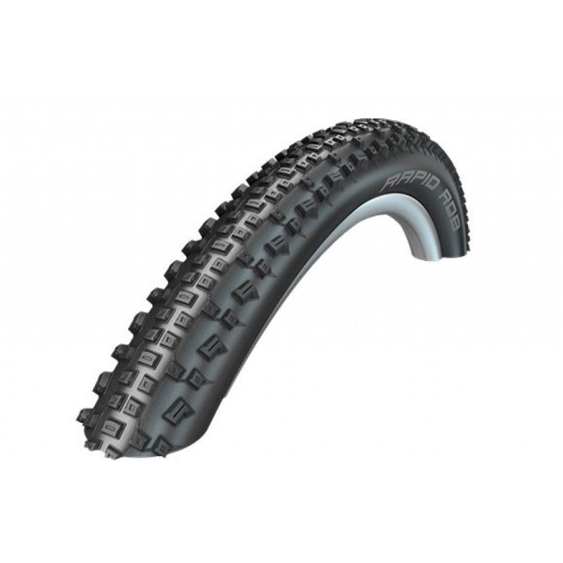 Cubierta Schwalbe Rapid Rob HS425 Active K-Guard LiteSkin SBC Rígida Negro/Blanco
