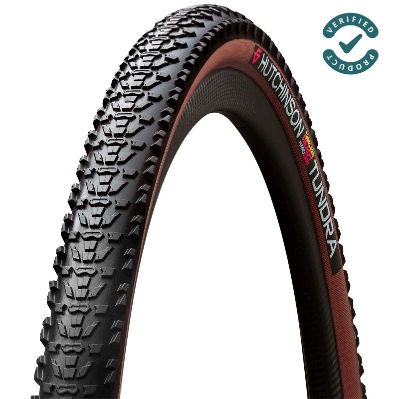 Cubierta Hutchinson Tundra Hardskin Bi-Compound Tubeless Ready Plegable Negro/Marrón