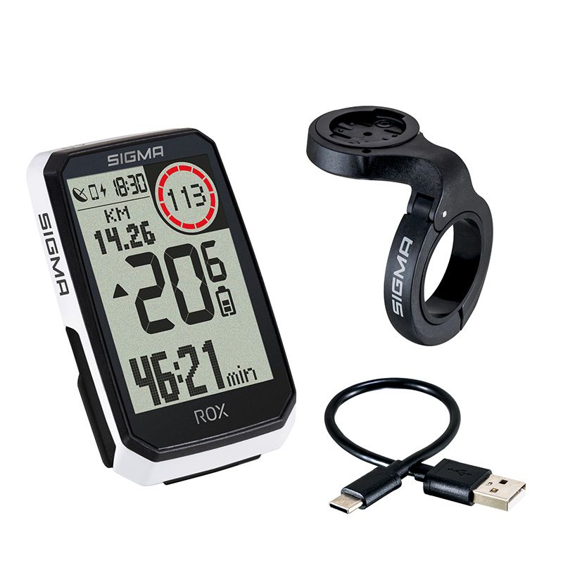 Ciclocomputador Sigma Rox 4.0 Endurance Blanco