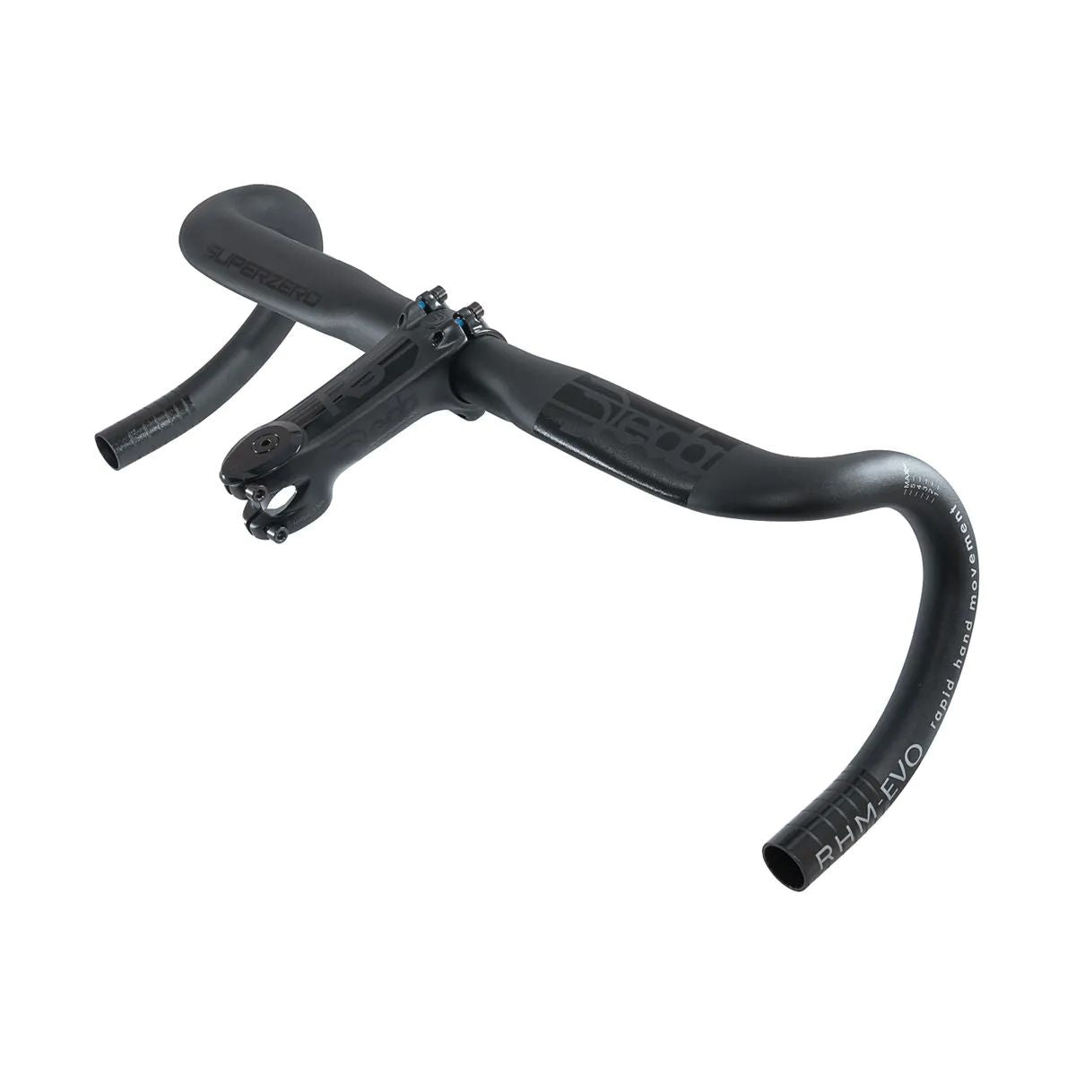 Manillar Deda Superzero Gravel DCR 31.7 16º Aluminio Negro