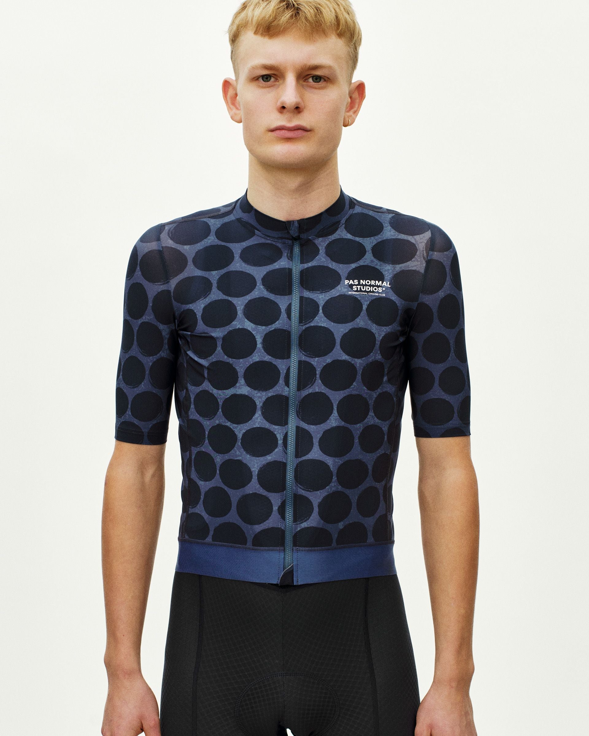 Maillot Manga Corta Pas Normal Studios Essential Hombre Dot Dark Navy #3