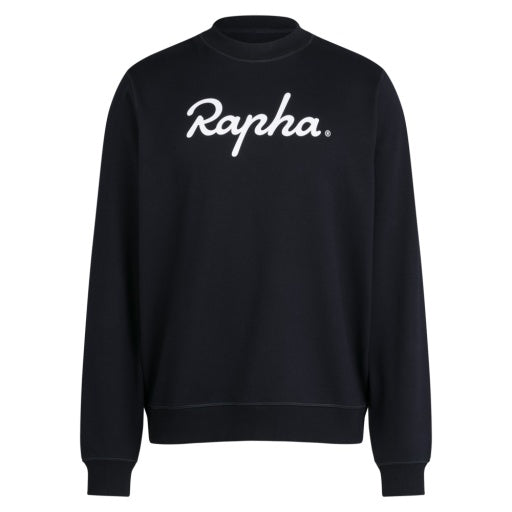 Sudadera Algodón Logo Grande Rapha Hombre Negro/Negro