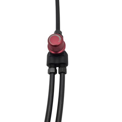 Distribuidor Hidráulico Outbraker Double Booster Road Shield PRO N Frenado 1 Mano Negro