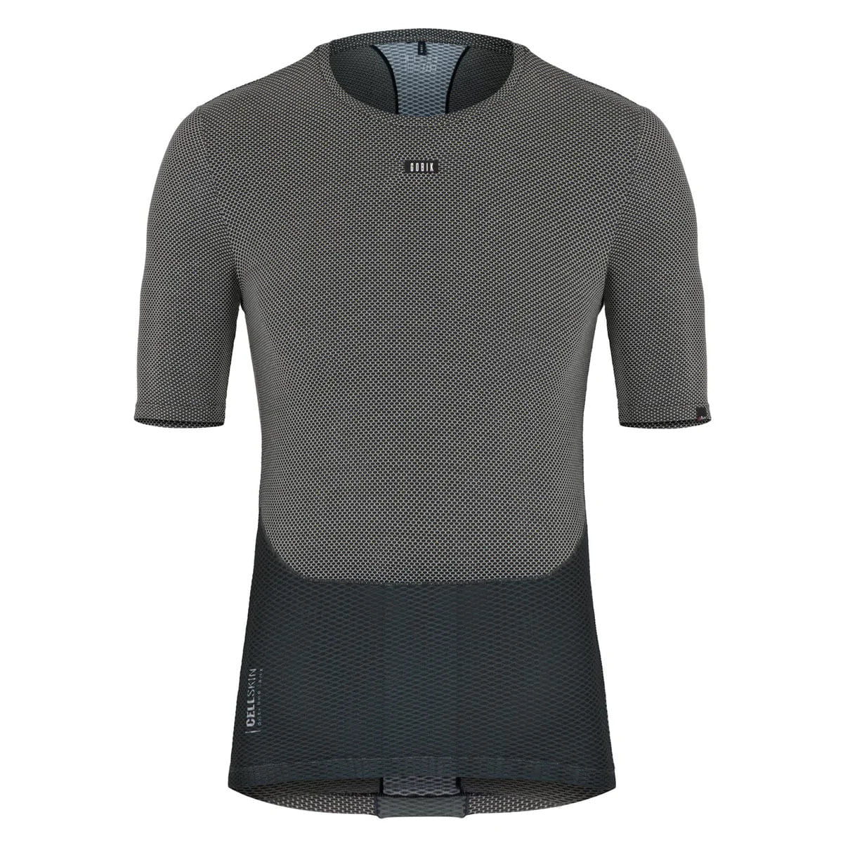 Cell Skin Camiseta Interior Manga Corta Gobik Mujer Gris/Negro