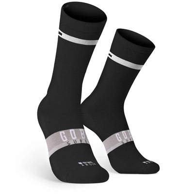 Superb Calcetin Extra Largo Gobik Unisex Horizon Negro