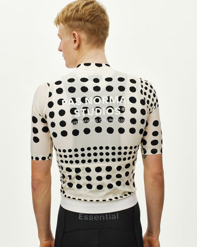 Maillot Manga Corta Pas Normal Studios Essential Hombre Dot Off White #5