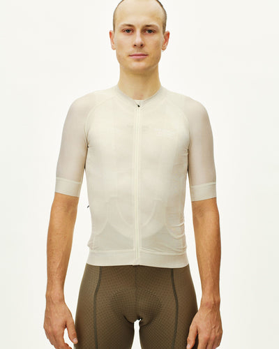 Maillot Manga Corta Pas Normal Studios Mechanism Hombre AOP Off White #3