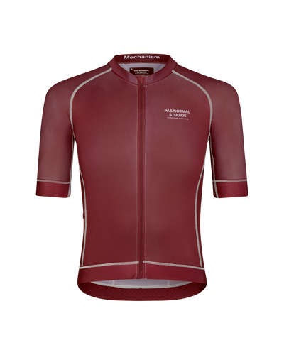 Maillot Manga Corta Pas Normal Studios Mechanism Hombre Burgundy #2