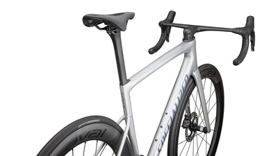 Bicicletas Carretera Tarmac SL8 Pro Ultegra Di2 Specialized 2025 Gloss Liquid Silver/Satin Blue Pearl Over Black Liquid Metal #4