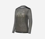 T-Shirt Manches Longues Hiru Lab Merino Femme Gris Pierre