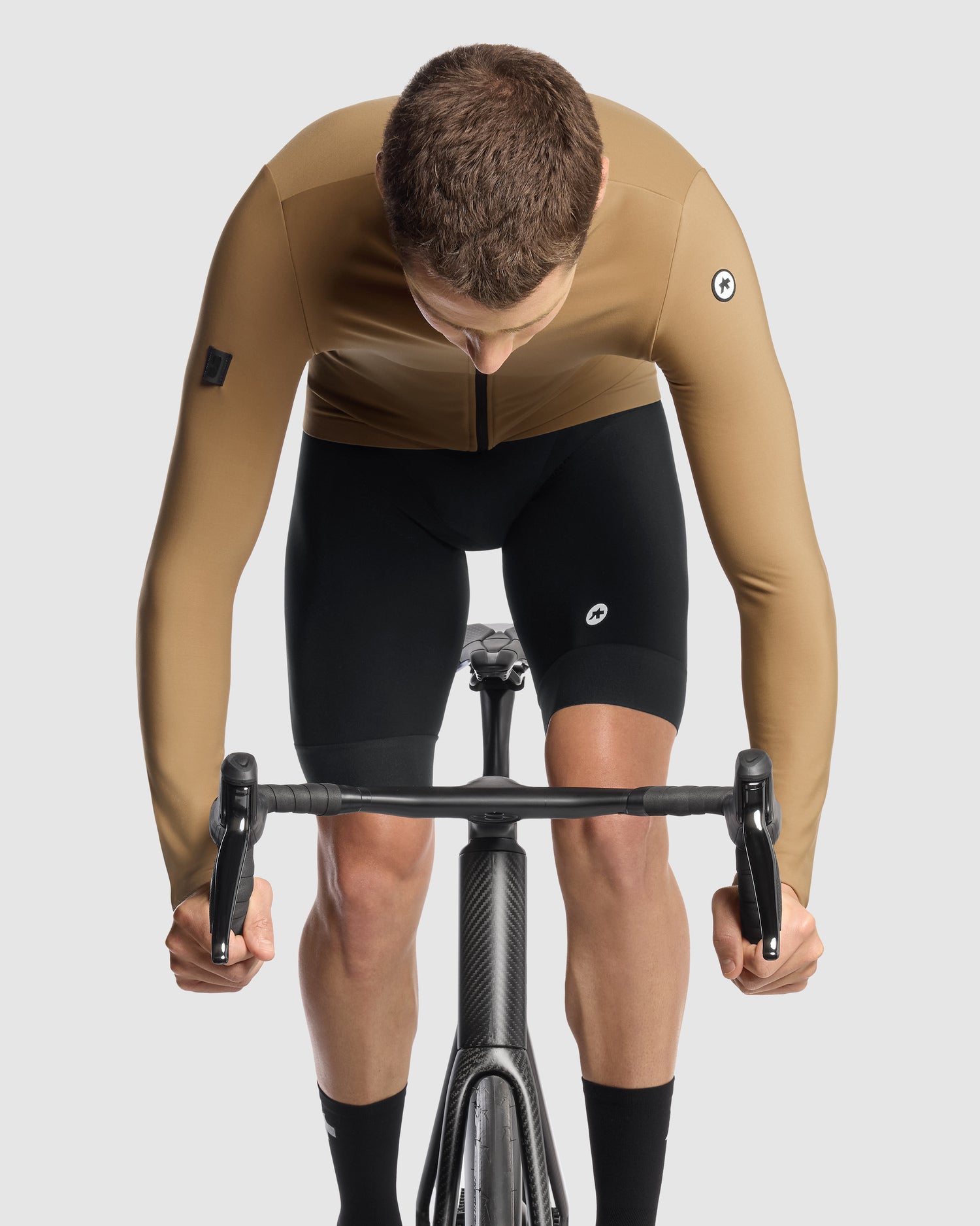 Assos Mille GT C2 Maillot Manga Larga Primavera/Otoño Bronze Ash #5