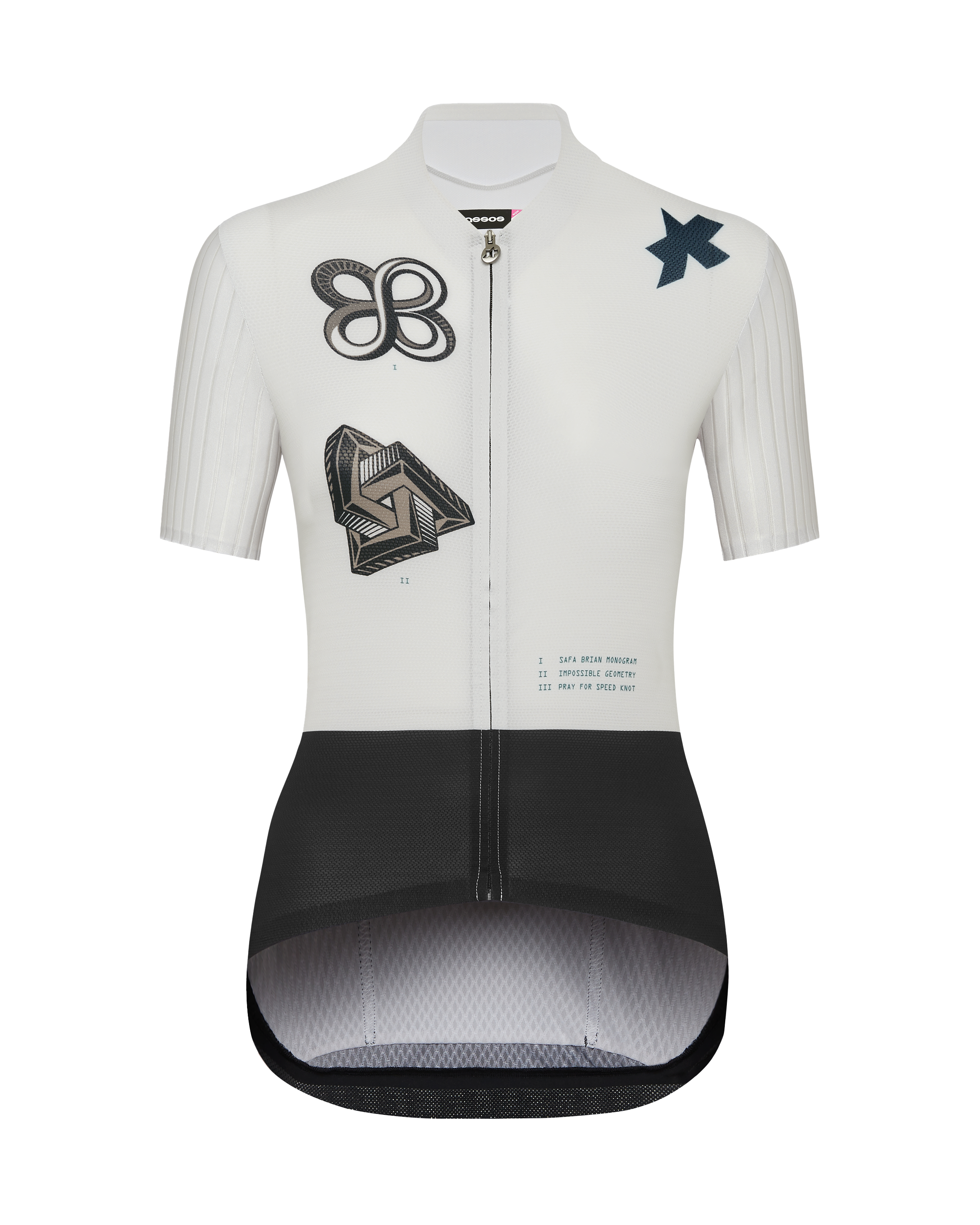 Maillot Manga Corta Assos Dyora RS S11 X Safa Brian Mujer Almond Milk