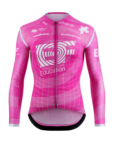 Maillot Manga Larga Assos Equipe RS LS S11 EF Hombre Pink EF