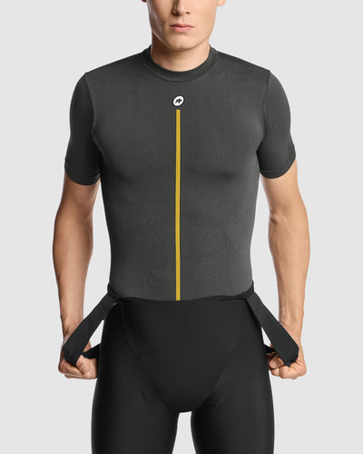 Assos SS P1 Camiseta Interior Primavera/Otoño Anthracite Grey #5
