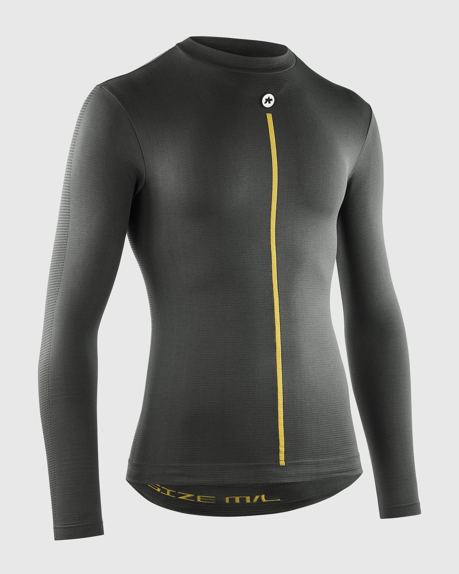 Assos LS P1 Camiseta Interior Manga Larga Primavera/Otoño Anthracite Grey #3