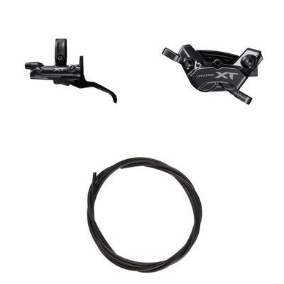 Frenos Disco Hidráulicos Shimano Deore XT BRM8220JTBLM8200 Izquierdo/Delantero Resina Aleta Sin Adaptador 1000mm Negro #2