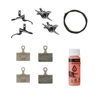 Kit Upgrade Freno Shimano XTR BR-M9200/BL-M9200 Metal Sin Aletas Sin Adaptador Latiguillo 1000/1700mm Negro #2