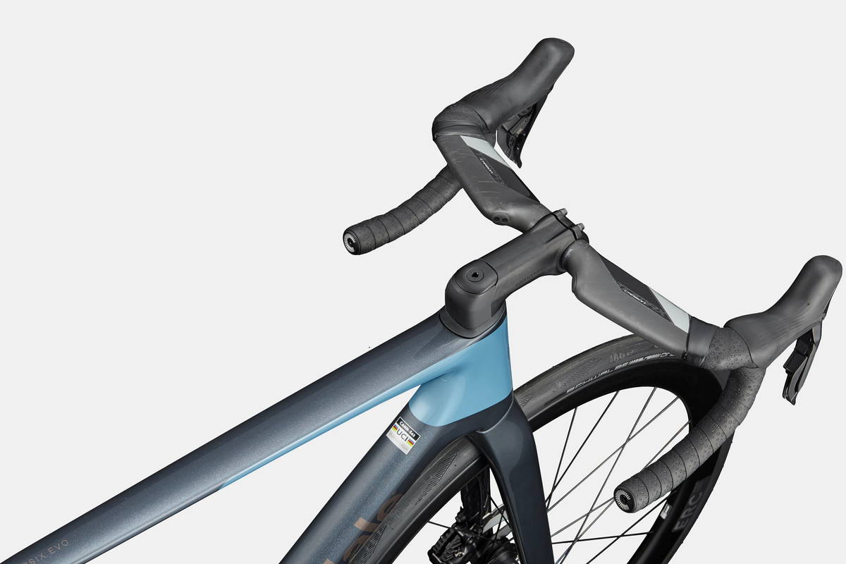 Cannondale SuperSix EVO 2 Guidon MoMo Design One Piece 2026 Tungsten Blue