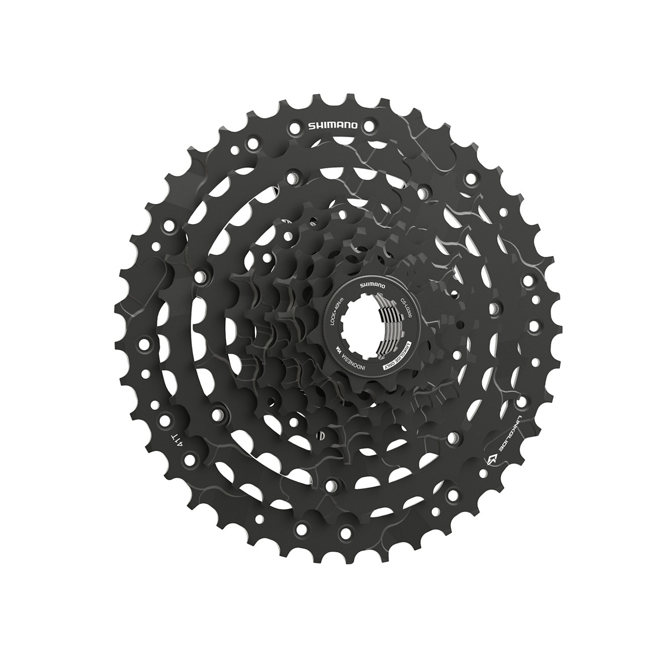 Cassete Shimano CS-LG300-9 9v 11-41D Negro #2