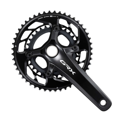 Juego Bielas/Platos Shimano GRX FC-RX820-2 Hollowtech II 48/31d 12v Sin Cazoletas Negro