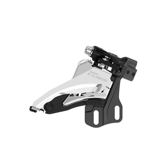 Desviador Delantero Shimano CUES P-FD-U6000-E Doble Side Swing Tipo E Sin Placa 10/11v BB Gris
