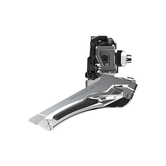 Desviador Delantero Shimano CUES FD-U6030-B Doble Down Swing Tipo Banda L 34.9mm Gris