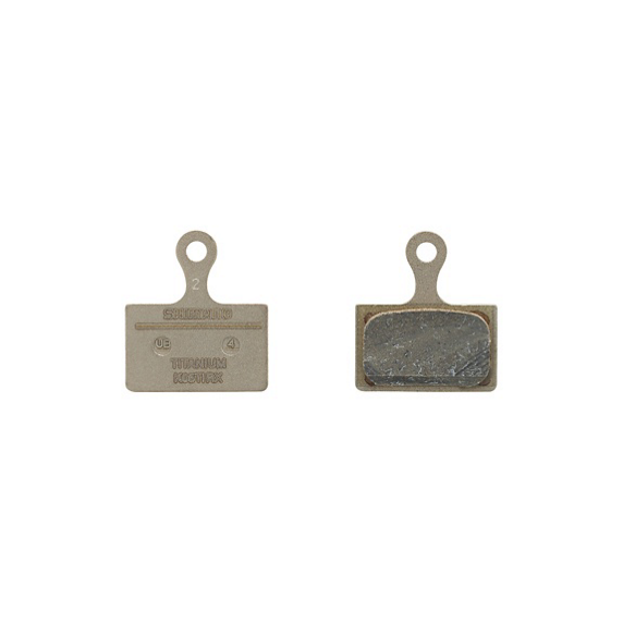 Pastillas Freno Disco Shimano BP-K05TI-RX Resina Sin Aleta Negro