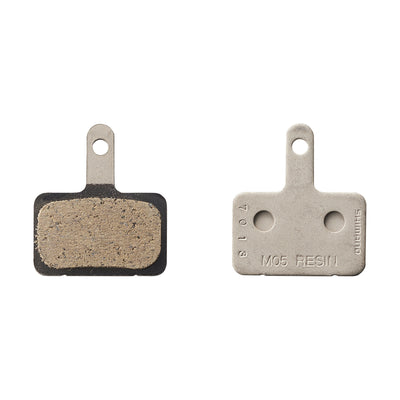 Pastillas Freno Disco Shimano BP-M05-RX Resina Sin Aletas 1 Par Gris