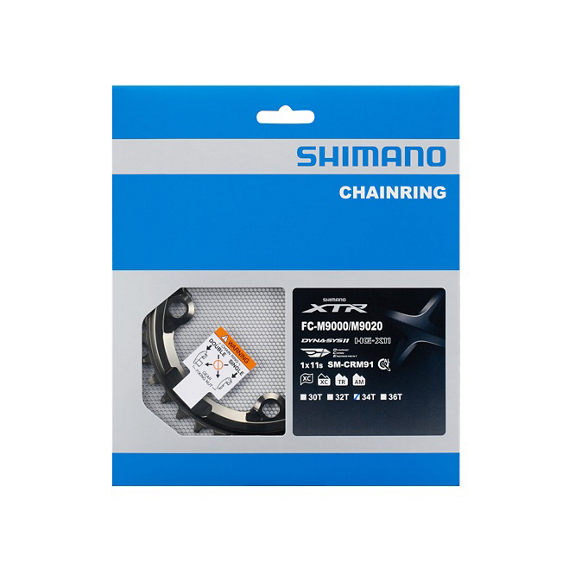 Plato Shimano XTR SM-CRM91 10/11v Negro #2