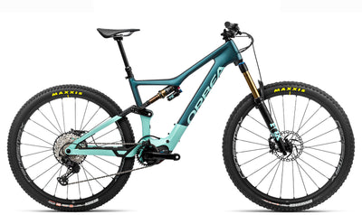 Bicicletas Electricas eTrail Orbea Rise M10 2022 Ice Green Gloss/Ocean Matte