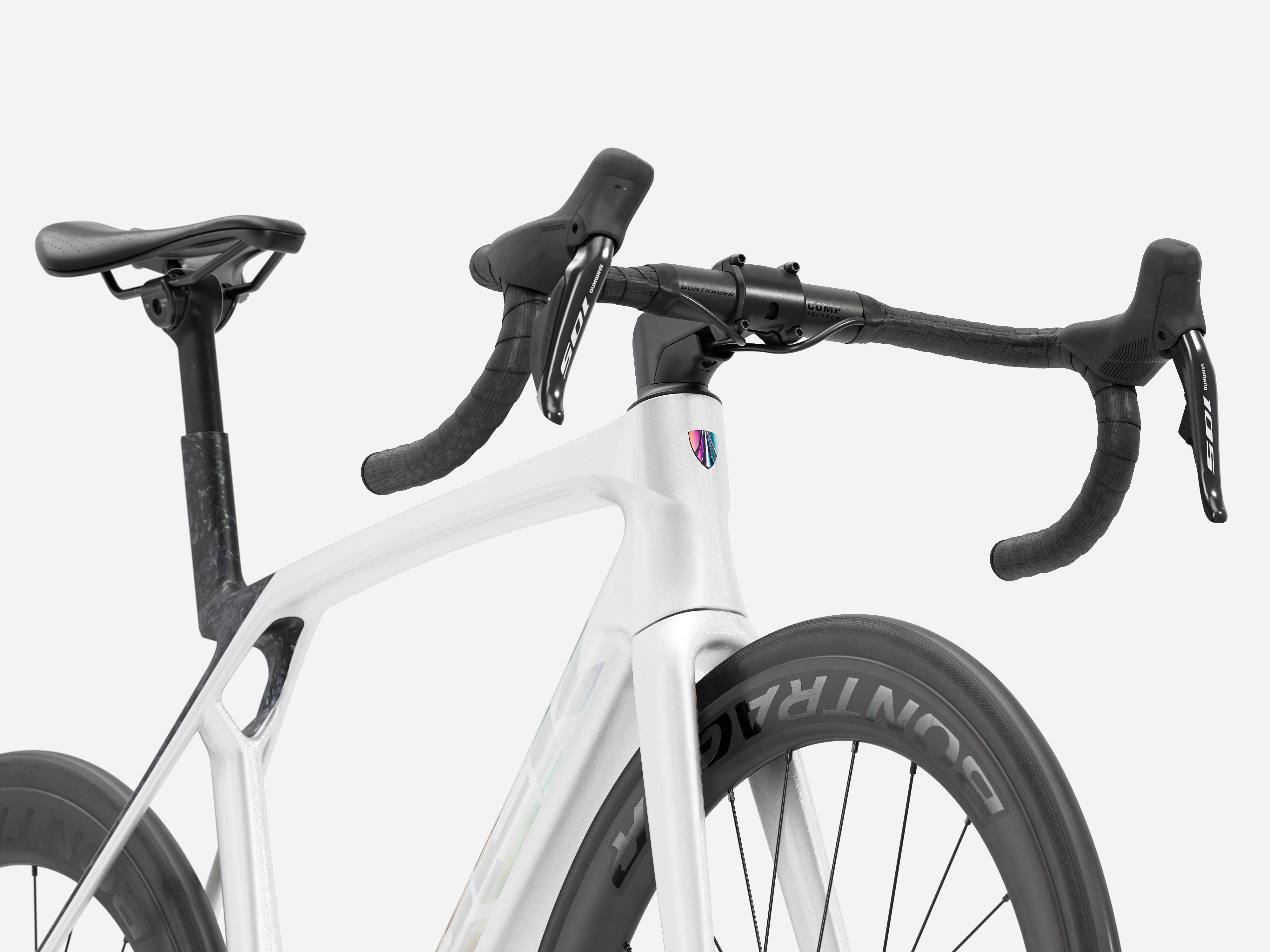 Trek Madone SL 6 Gen 8 2026 Gloss Crystal White/Matte Deep Smoke #5