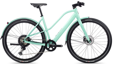 Bicicletas Electricas eUrbanas Orbea Vibe Mid H10 Mud 2023 Light Green Gloss