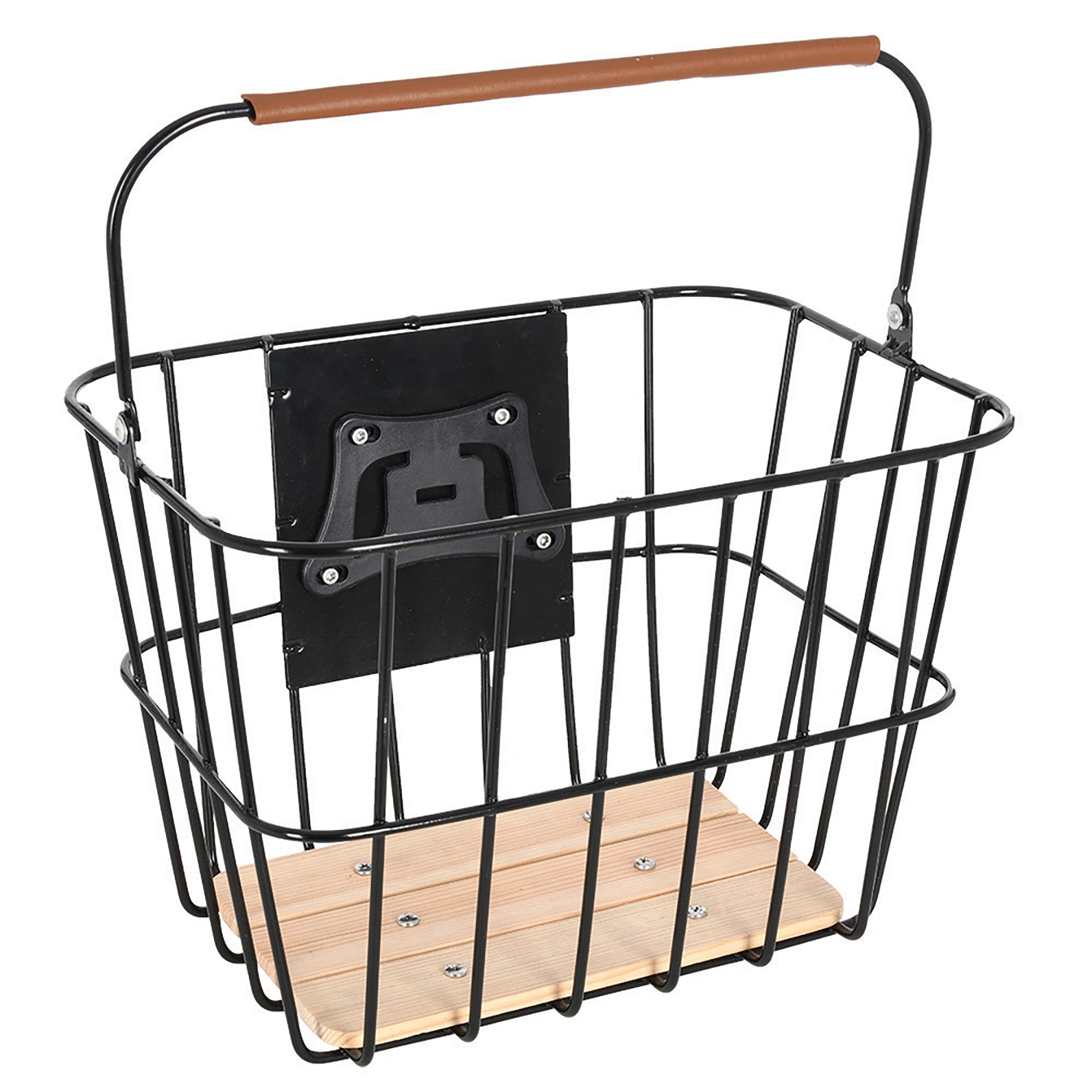 Cesta Delantera Oxford Templeton Aluminio Cierre Rápido Sin Soporte Negro #2