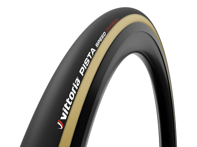 Cubierta Vittoria Pista Speed Tubular G2 Crema/Negro