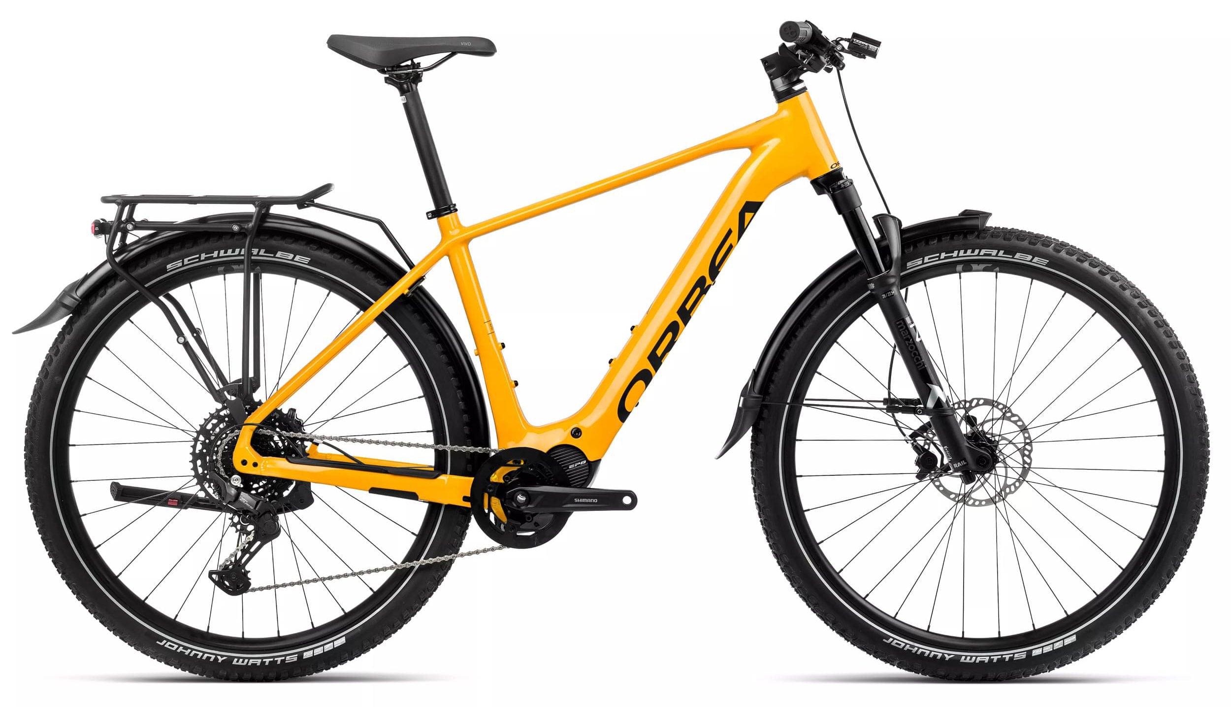 Bicicletas Electricas eUrbanas Orbea Kemen Suv 30 2024 Mango Gloss/Black Matt